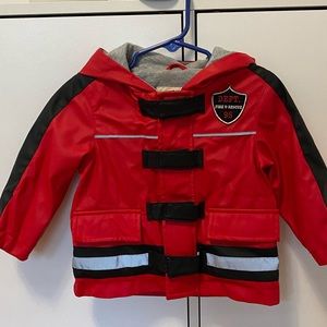 Firefighter theme jacket - 12 months